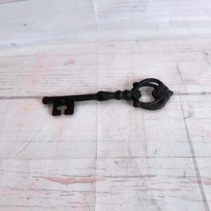 Skeleton Key Black Cast Iron Ornate Vintage Style Bottle Opener
